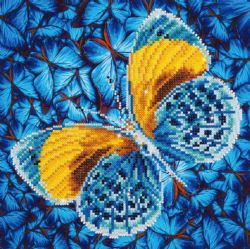 DIAMOND DOTZ - PAPILLONS (FLUTTER BY OR) - DIAMOND PAINTING - PEINTURE À DIAMOND